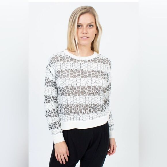 Derek Lam 10 Crosby High-Low Pullover Ribbed Knit Sweater - Picture 2 of 11